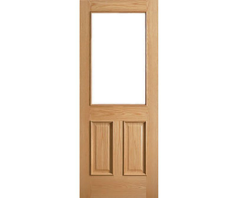 traditional 1 light door - oak