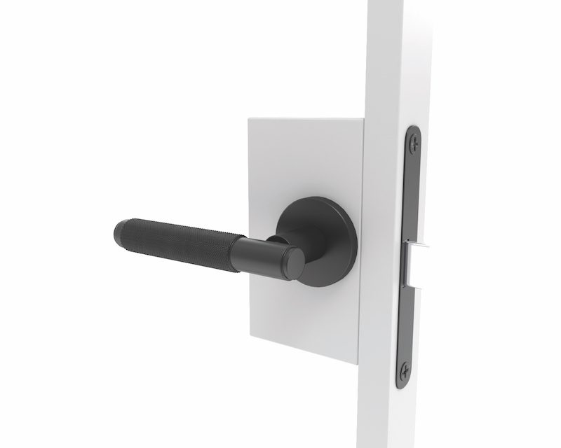 Trex style handles for steel doors