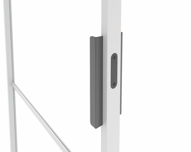 Lyssa style pull handles for steel doors